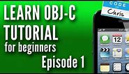 Objective C Tutorial For Beginners - Episode 1 - Variables