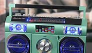 Studebaker '80s Retro Bluetooth Boombox w/CD Player, Radio & 3-pk CDs - 2010777 | HSN