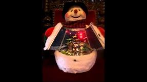 Animated, Singing Frosty the Snowman