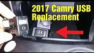2017 Camry USB Port Replacement