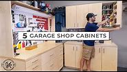 5 Garage Shop Cabinets for Ultimate DIY Storage