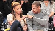 Beyonce and Jay-Z Courtside at Nets-Knicks Game