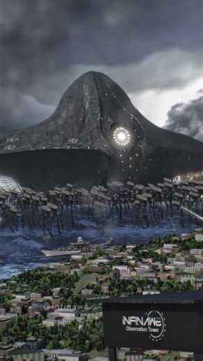 Thousands of Martian Tripods Rumbling | War of the Worlds - Arrival #shorts #alien #attack