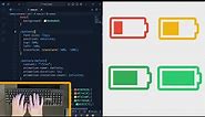 Creating a Dynamic Battery Animation with HTML and CSS | Web Development Tutorial