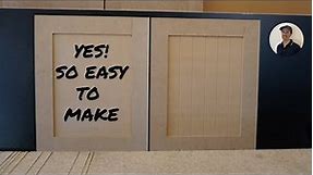 The Easiest way To Make Shaker Cabinet Doors DIY