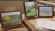 Art Lesson #16- A Simple Way to Frame Paintings on Panel