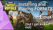 Installing and Playing Fortnite on Linux (to a point)
