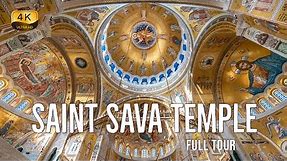 【4K】Saint Sava Temple, Belgrade (Serbia) - Full Walking Tour - With Captions [CC]
