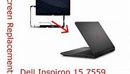 Laptop screen replacement / How to replace laptop screen Dell Inspiron 15 7559