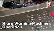 Sharp Top Load Washing Machine ESX159 Start Operation Experience