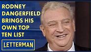 Rodney Dangerfield's Top Ten Things He Likes To Do | Letterman