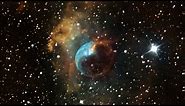 Zoom into the Bubble Nebula
