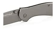 Sheffield 12169 Berda Assisted Survival Knife | 3 Inch Drop Point Folding Pocket Knife | Assisted Opening EDC Knife| Steel Handle | Tactical Knife for Camping, Men’s Gift, EDC & More | Pocket Clip