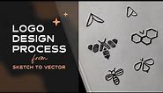 The Logo Design Process - Sketch to Final Design