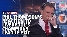 Phil Thompson's reaction to Liverpool's Champions League exit - 9th December 2014