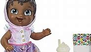 Baby Alive Tinycorns Doll, Unicorn, Accessories, Drinks, Wets, Black Hair Toy for Kids Ages 3 Years and Up