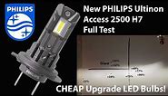 NEW Cheap Philips Ultinon Access 2500 H7 H18 LED Upgrade - Test Review