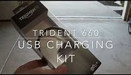 Trident 660 USB Charging Kit Install
