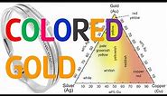 Colored gold_white gold, rose gold, pink gold, green gold, yellow gold