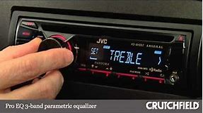 JVC Arsenal KD-AHD57 CD Receiver Display and Controls Demo | Crutchfield Video