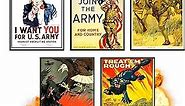 Insire WW2 Memorabilia, World War 2 Memorabilia, WWII Memorabilia, WW2 Poster, WW2 Propaganda Poster, World War 2 Gear, WW2 Posters, Vintage World War 2 Posters - Unframed (8x10”)