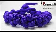 How to make a cross knot paracord bracelet