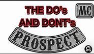 Motorcycle Club Prospect Do’s and Don’ts Reboot!