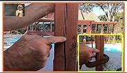 How To REPAIR SPLITTING 4X4 4x6 6x6 Poles.... Works on All Splitting Lumber & Wood