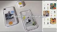 anime phone transformation ☁️ + new phone case