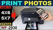 Print Photos With Epson WorkForce WF-2930 Printer | Print 5X7 and 4X6 Photos.