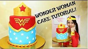 How To Make A WONDER WOMAN CAKE Tutorial!