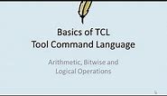 TCL Lecture3 : Arithmetic and logical operations | tcl tutorial | 3 minutes | expr statements