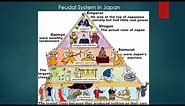 2.Year 8 History: The Feudal System in Japan