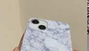 CASESBYLORRAINE Custom Marble Print Case Compatible with iPhone 14 Plus 6.7-inch 2022, Custom Name Personalized TPU Flexible Soft Rubber Silicone Case Slim Protective Phone Cover for iPhone 14 Plus