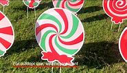 Transform your home to Candyland, Christmas Candy Yard Signs