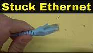 How To Remove A Stuck Ethernet Cable-Easy Tutorial