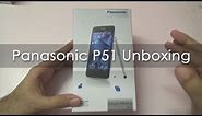 Panasonic P51 Android Phone Unboxing & Overview