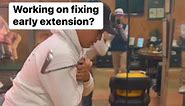 Work on the proper shoulder rotation pattern for your swing to ensure that you do not extend too early before you make impact. | Beyond Golf Performance
