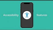 iPhone: Accessibility settings