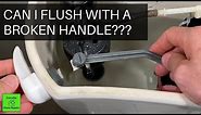 How To Replace A Broken Toilet Handle / Lever