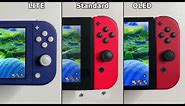 Nintendo Switch LITE vs. Regular vs. OLED | Super Mario Bros. Wonder