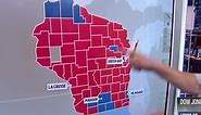 2012 vs. 2016 Wisconsin county map