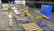 Automated prefabricated Wall element production with ZeroLabor Robotic Systems.