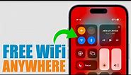 How To Get FREE WiFi Anywhere Using Your iPhone [2023]