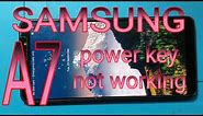 Samsung a750f power key not working fix, Samsung A7 power key problem solution, a7 power key jumper