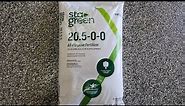 Our Recommended Fertilizer? Buying and Applying Sta-Green 20.5-0-0 Fertilizer Plus 24% Suflur