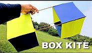 DIY BOX KITE | How to make boxkite with colour paper - (Boxkite)
