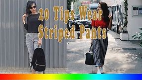 20 Style Tips On How To Wear Striped Pants