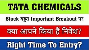 Tata Chemicals Share News / tata chemicals share latest news / tata chemicals share analysis / tata