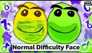 Normal Difficulty Face meme